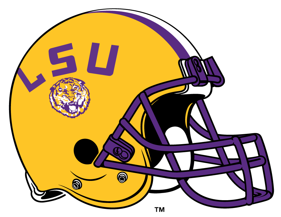 LSU Tigers 1980-2013 Helmet Logo diy DTF decal sticker